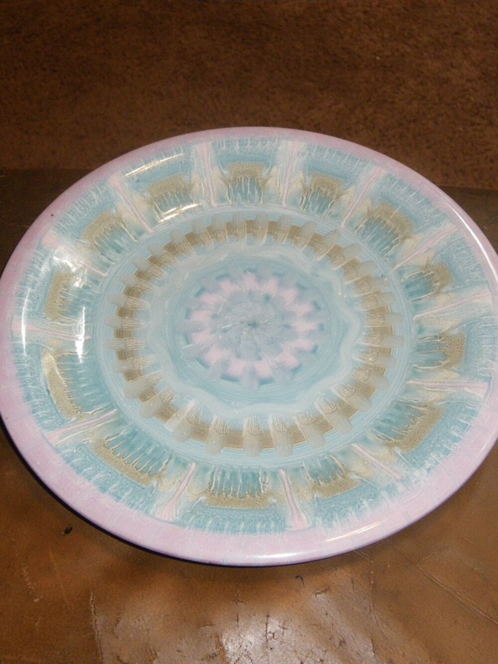 Vintage Industria Argentina Decoza Decorative Fine Porcelain Hand Painted Plate